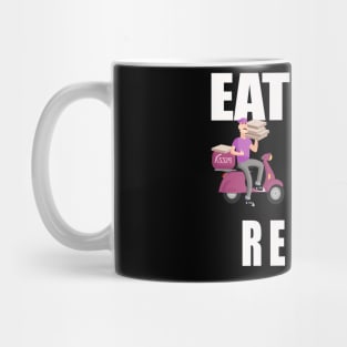 Eat Sleep deliver Pizza Repeat Mug